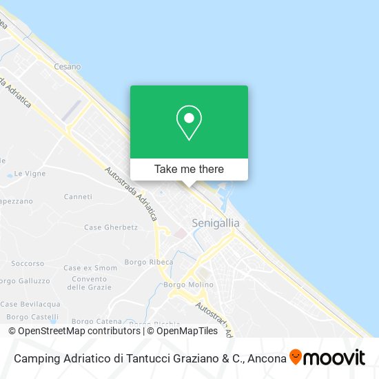 Camping Adriatico di Tantucci Graziano & C. map