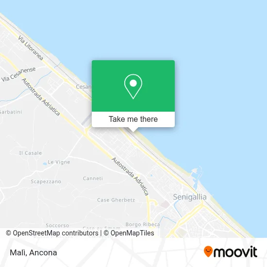 Malì map