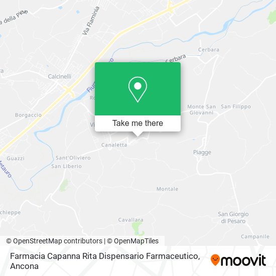 Farmacia Capanna Rita Dispensario Farmaceutico map