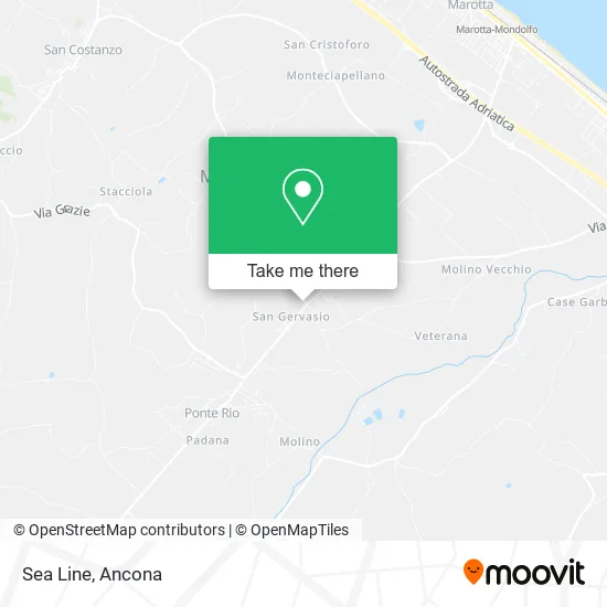 Sea Line map