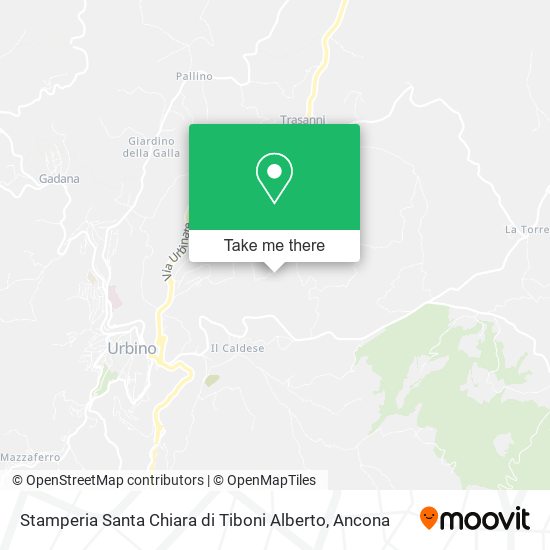 Stamperia Santa Chiara di Tiboni Alberto map