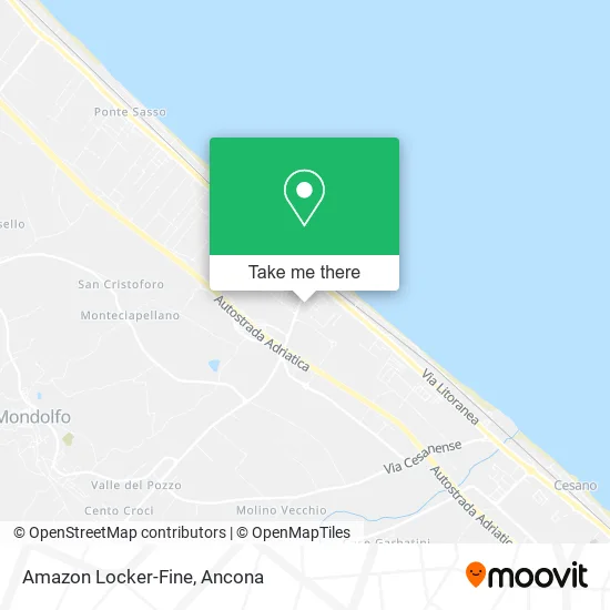 Amazon Locker-Fine map