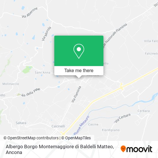 Albergo Borgo Montemaggiore di Baldelli Matteo map