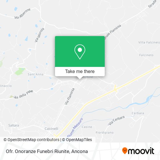 Ofr. Onoranze Funebri Riunite map