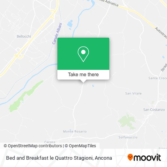 Bed and Breakfast le Quattro Stagioni map