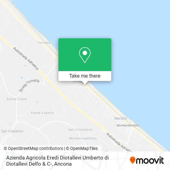 Azienda Agricola Eredi Diotallevi Umberto di Diotallevi Delfo & C- map