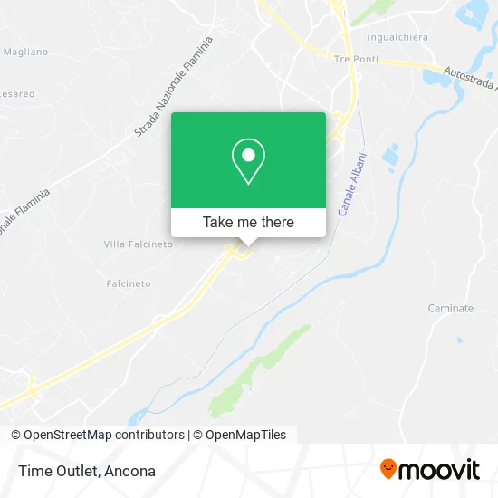 Time Outlet map