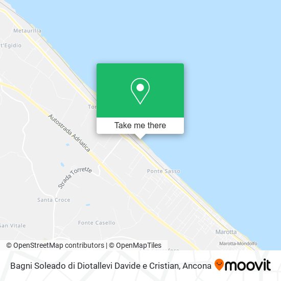 Bagni Soleado di Diotallevi Davide e Cristian map