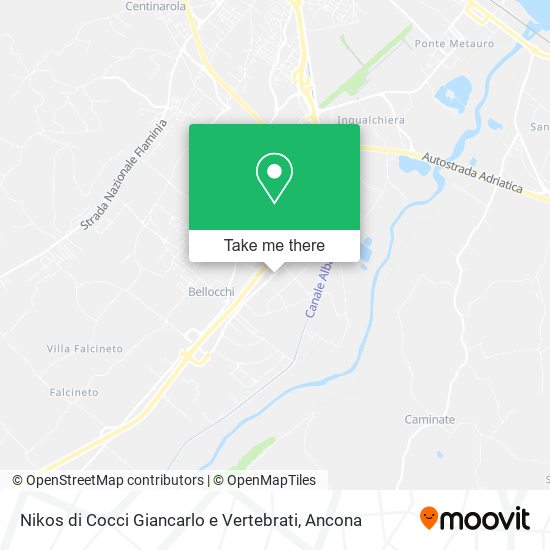 Nikos di Cocci Giancarlo e Vertebrati map
