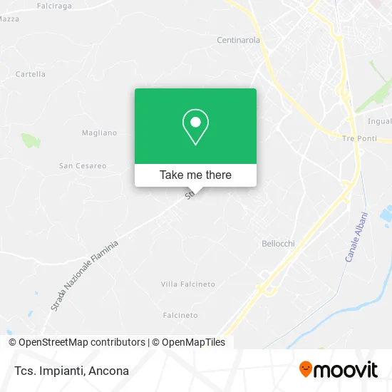 Tcs. Impianti map