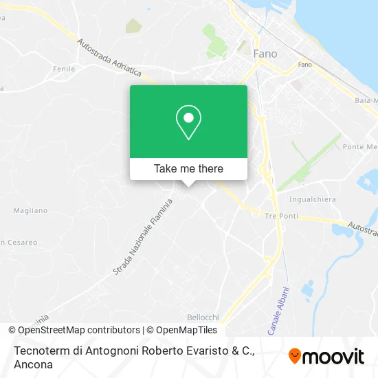 Tecnoterm di Antognoni Roberto Evaristo & C. map
