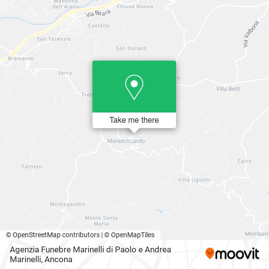Agenzia Funebre Marinelli di Paolo e Andrea Marinelli map