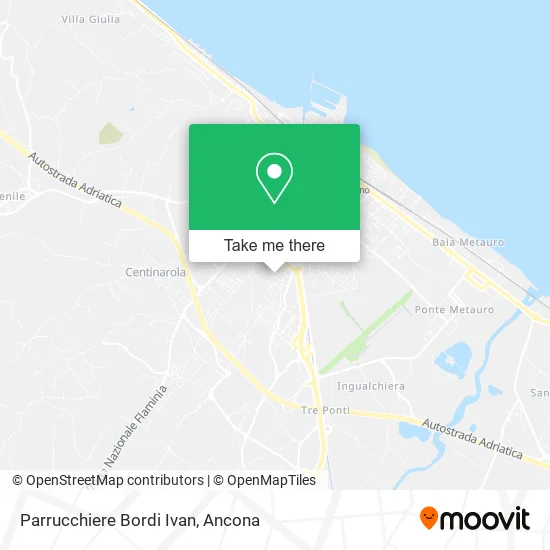 Parrucchiere Bordi Ivan map