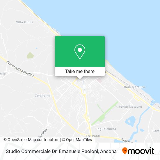 Studio Commerciale Dr. Emanuele Paoloni map