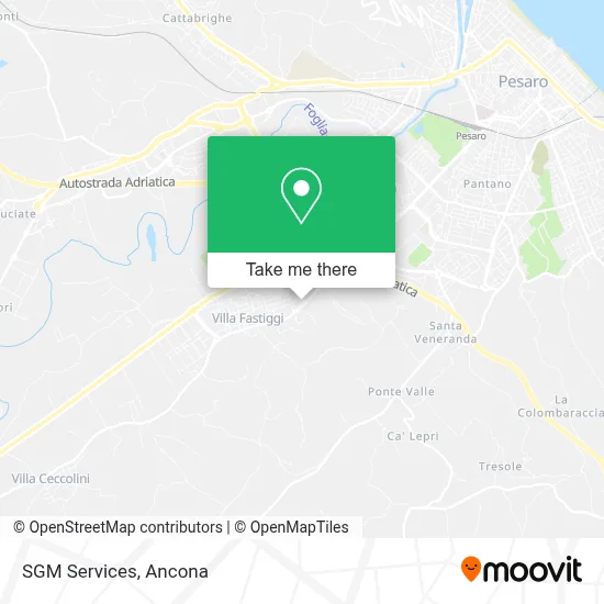 SGM Services map