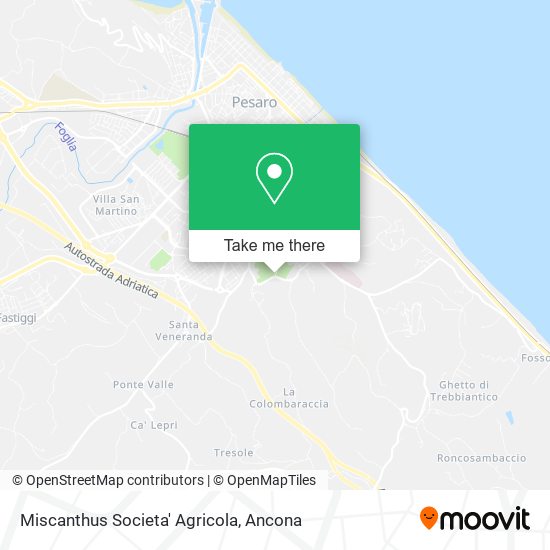 Miscanthus Societa' Agricola map