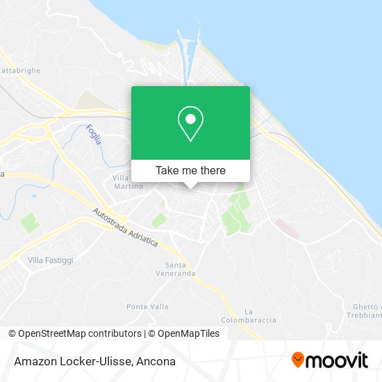 Amazon Locker-Ulisse map