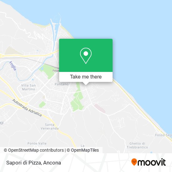 Sapori di Pizza map