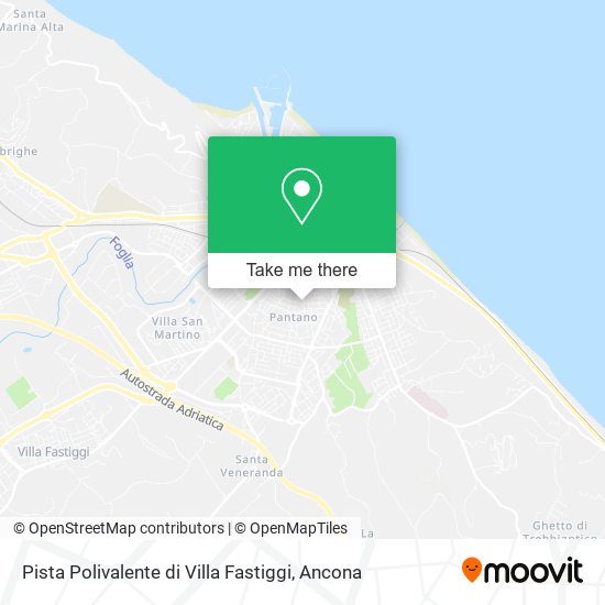Pista Polivalente di Villa Fastiggi map