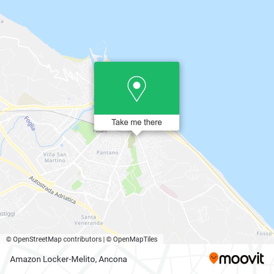 Amazon Locker-Melito map