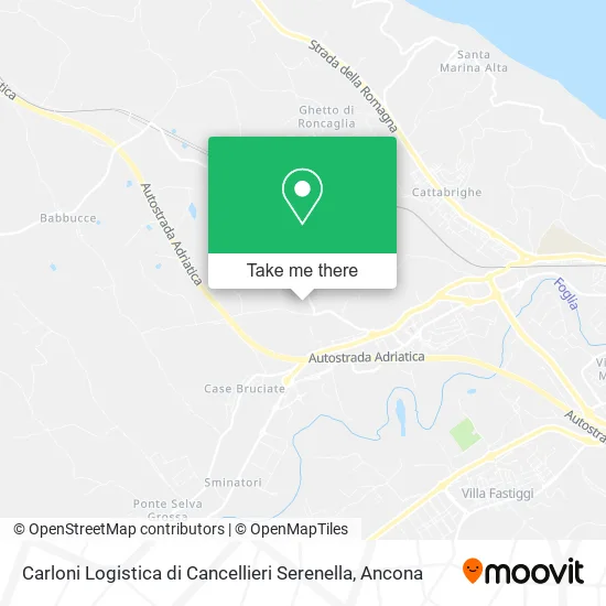 Carloni Logistica di Cancellieri Serenella map