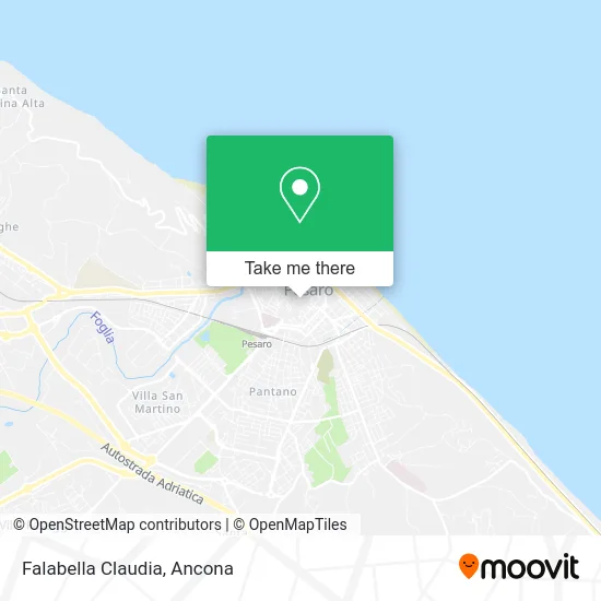 Falabella Claudia map