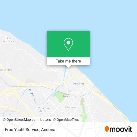 Frau Yacht Service map