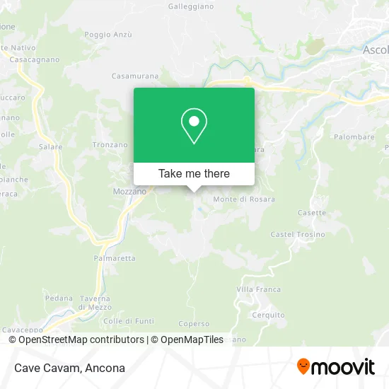 Cave Cavam map