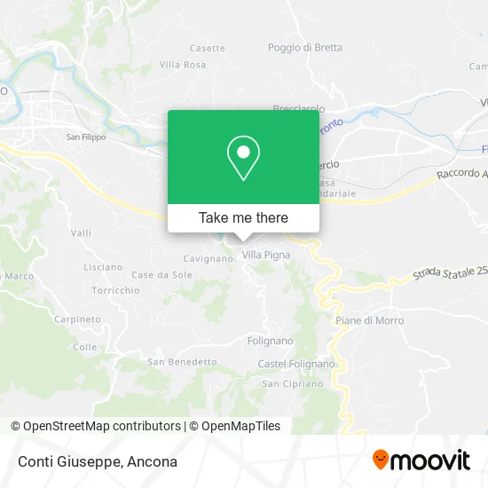 Conti Giuseppe map