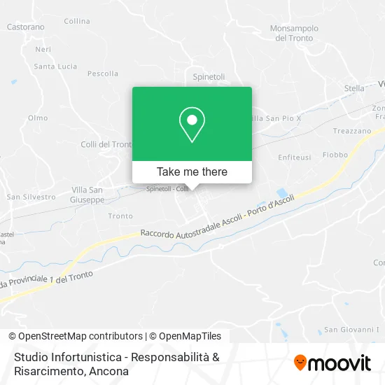 Studio Infortunistica - Responsabilità & Risarcimento map