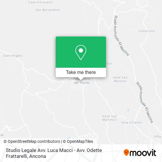 Studio Legale Avv. Luca Macci - Avv. Odette Frattarelli map