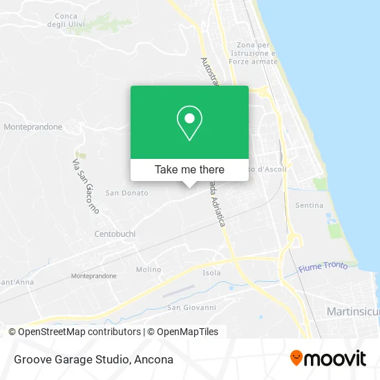 Groove Garage Studio map