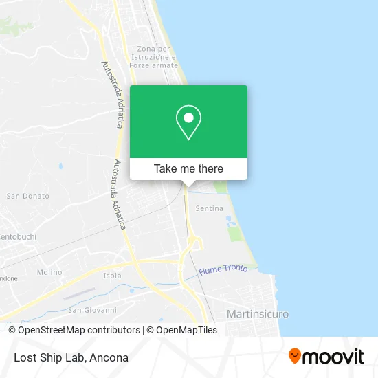 Lost Ship Lab map
