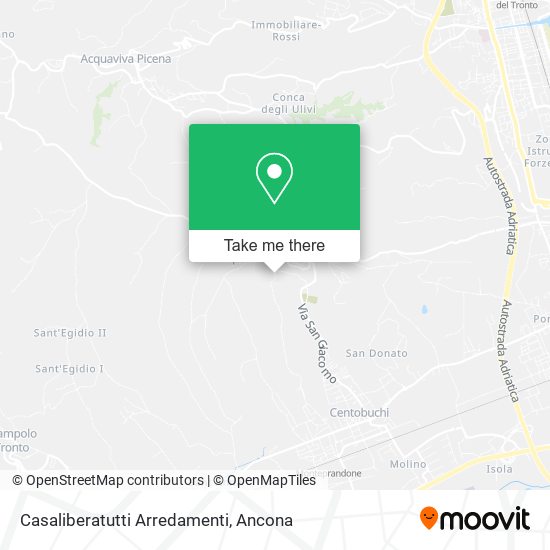 Casaliberatutti Arredamenti map