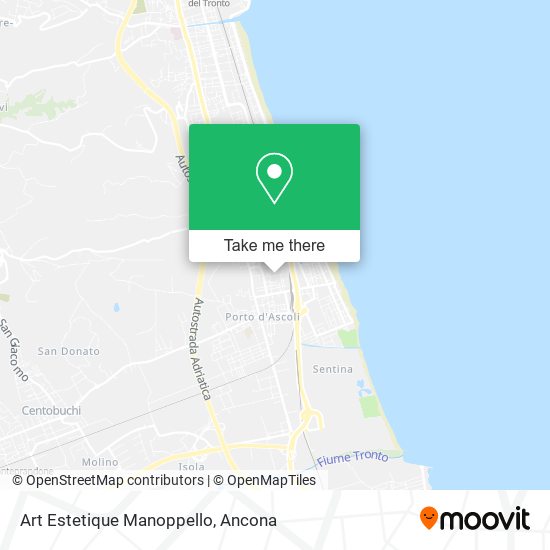 Art Estetique Manoppello map
