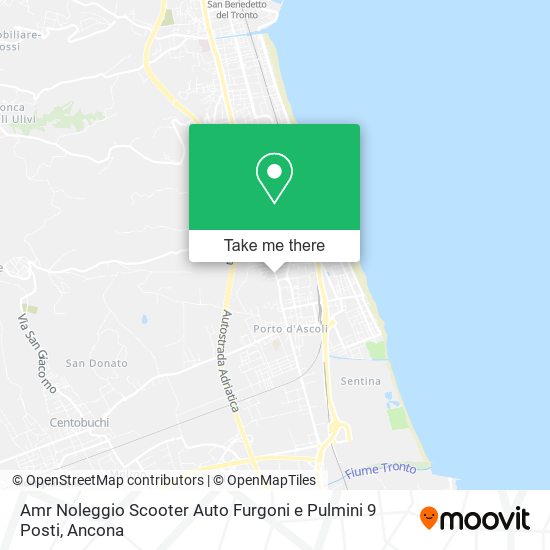 Amr Noleggio Scooter Auto Furgoni e Pulmini 9 Posti map