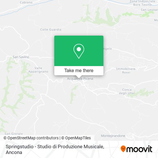 Springstudio - Studio di Produzione Musicale map