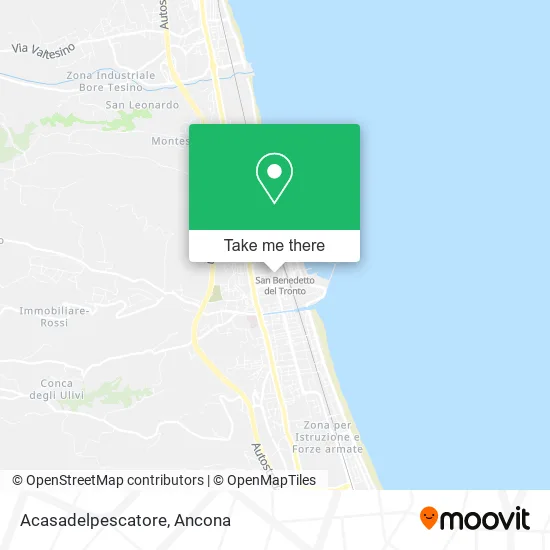 Acasadelpescatore map