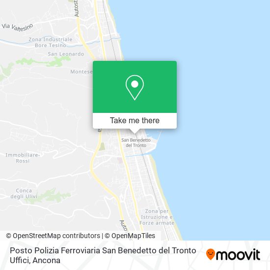 Posto Polizia Ferroviaria San Benedetto del Tronto Uffici map