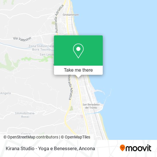 Kirana Studio - Yoga e Benessere map