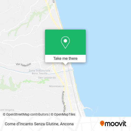 Come d'Incanto Senza Glutine map