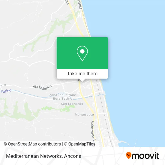 Mediterranean Networks map