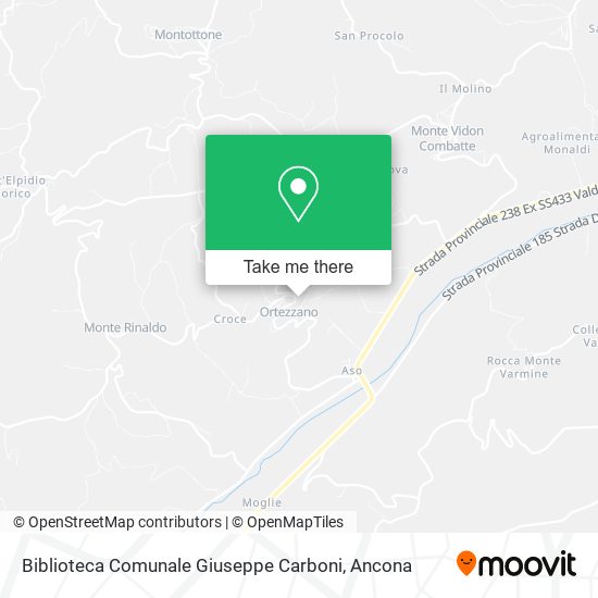Biblioteca Comunale Giuseppe Carboni map