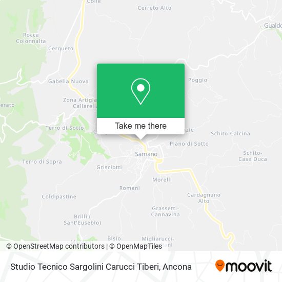 Studio Tecnico Sargolini Carucci Tiberi map
