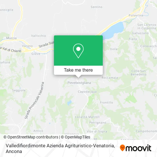 Valledifiordimonte Azienda Agrituristico-Venatoria map