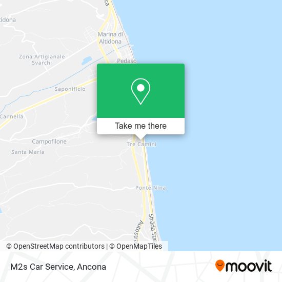 M2s Car Service map