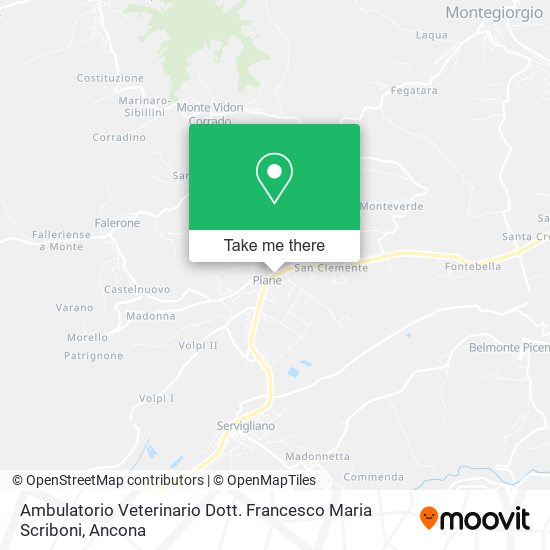 Ambulatorio Veterinario Dott. Francesco Maria Scriboni map