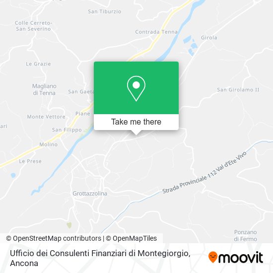 Ufficio dei Consulenti Finanziari di Montegiorgio map