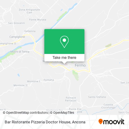 Bar Ristorante Pizzeria Doctor House map