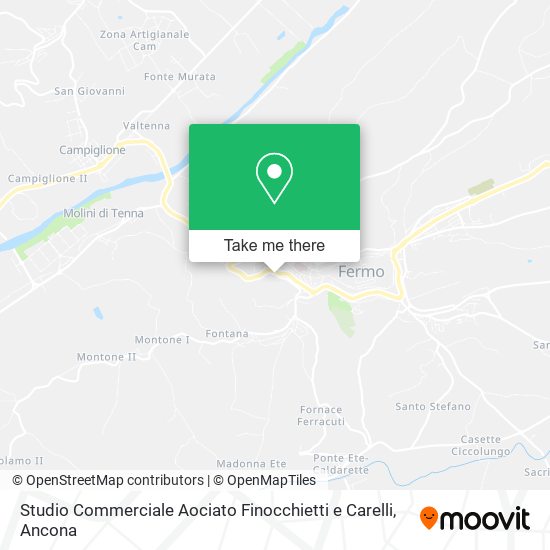 Studio Commerciale Aociato Finocchietti e Carelli map